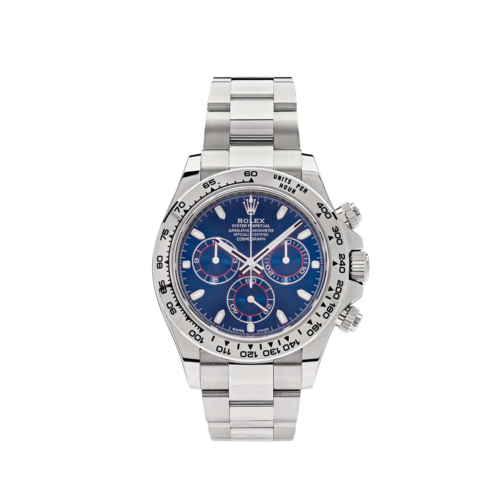 R01ex Daytona 116509 White Gold Blue Dial (2022)